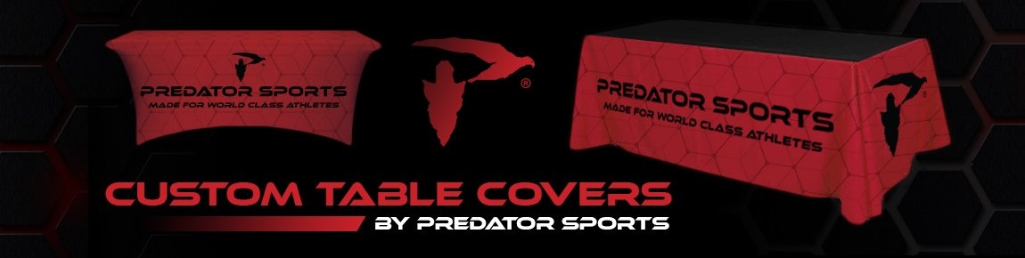 Predator Sports Custom Table Covers Banner