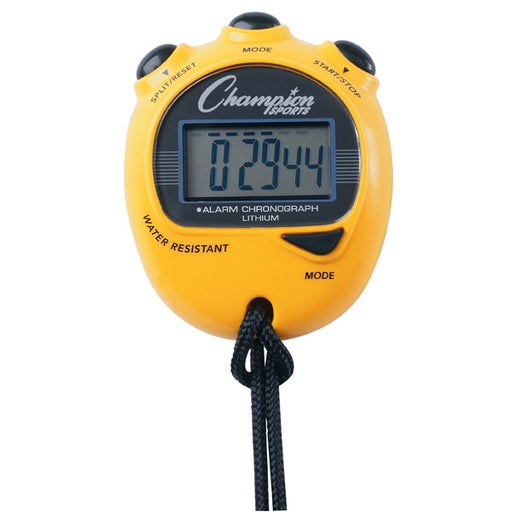 Champion Sports Big Digit Display Stopwatch Black - Lacrosseballstore