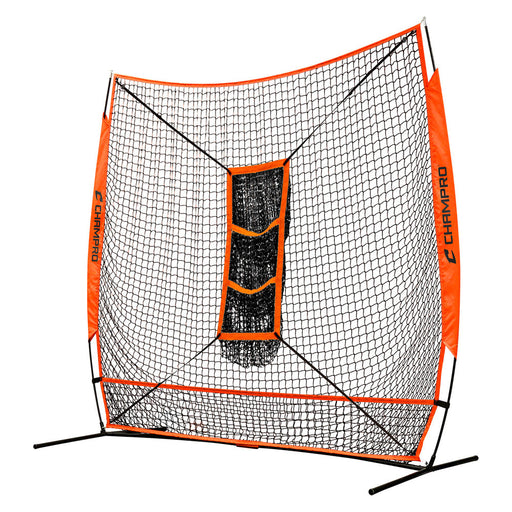 Champro MVP Portable Training Net with TZ3 Training Zone - 5' x 5' - Lacrosseballstore