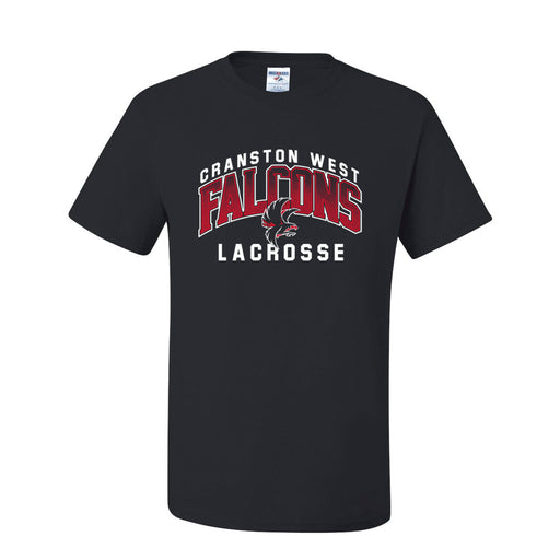 Cranston West Lacrosse - 50/50 T-Shirt - Lacrosseballstore