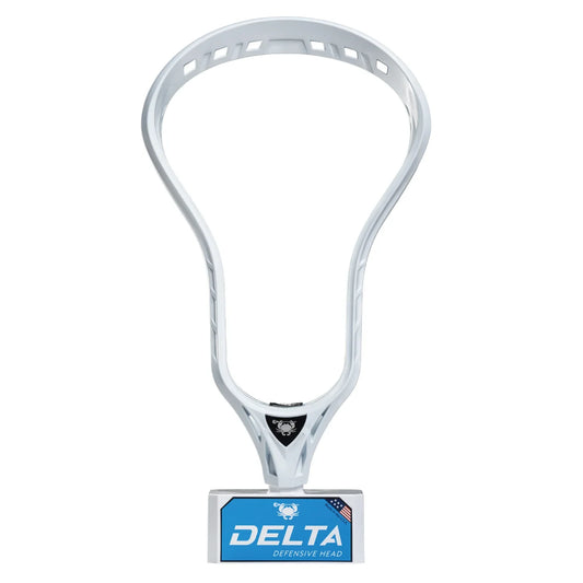 ECD Delta White - Unstrung - Includes 3 Free Champion Lacrosse Balls