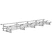Jaypro Bleacher - 27 ft. (3 Row - Single Foot Plank) - All Aluminum - Lacrosseballstore