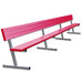 Jaypro Player Bench with Seat Back - 21 ft. - Portable (Powder Coated) - Lacrosseballstore