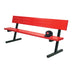 Jaypro Player Bench with Seat Back - 7-1/2 ft. - Portable (Powder Coated) - Lacrosseballstore