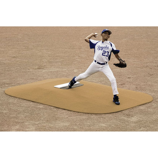 Jaypro Sports Pitcher'S Mound - Youth (9 Ft.L X 7 Ft.W X 6 In.H) (Gel Coat With Launch Pad) - Lacrosseballstore