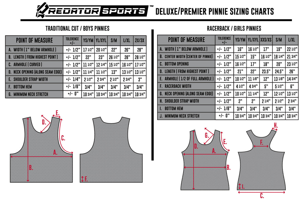 lacrosse boys pinnies