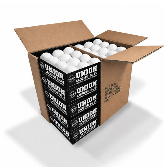 Case 120 White Union Lacrosse Balls - Meets NOCSAE Standard, SEI Certified - Free Shipping