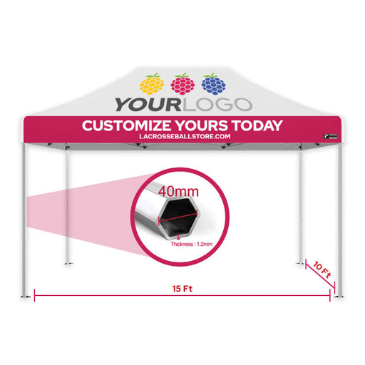 Custom Sublimated Canopy Tent - Aluminum 40 Series Size