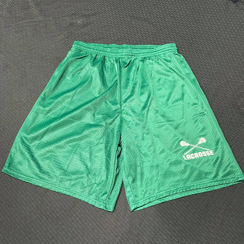 Forest Green Lacrosse Shorts Size Adult XL - Lacrosseballstore