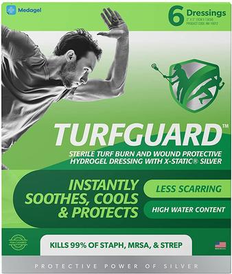Turfguard Sterile Turf Burn Hydrogel Patch Wound Care - Lacrosseballstore
