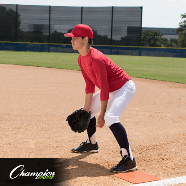 Champion Sports Indoor/Outdoor Throwdown Base Set, Orange - Lacrosseballstore
