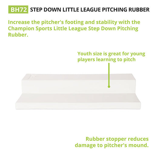 Champion Sports Step Down Youth Pitching Rubber - Lacrosseballstore