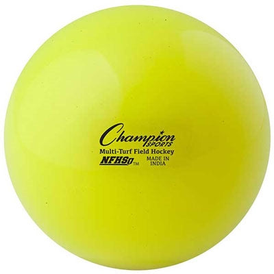 Champion Sports NFHS Multi-Turf Field Hockey Balls Yellow - Lacrosseballstore
