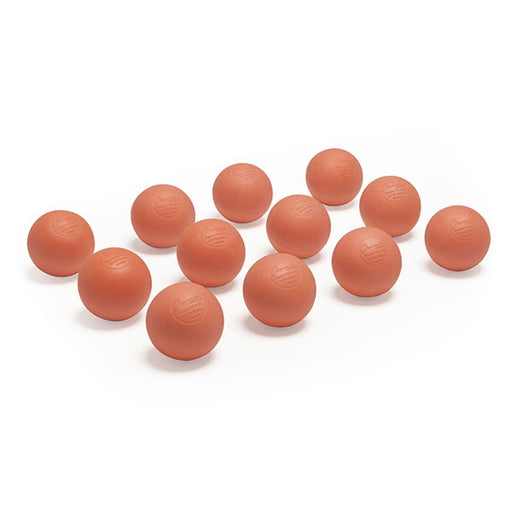 12 low bounce lacrosse balls in orange