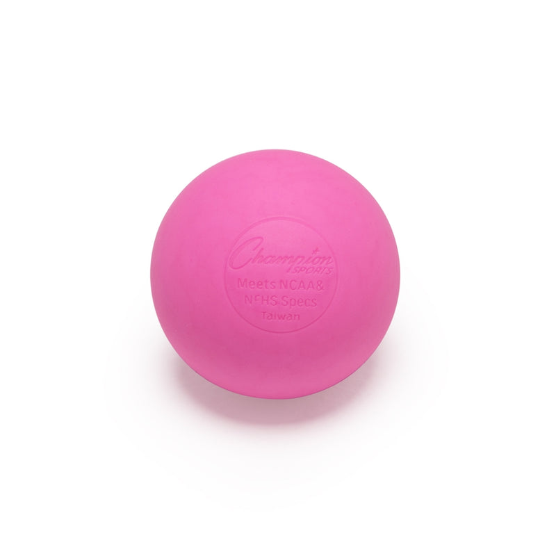 Neon Pink Lacrosse Ball