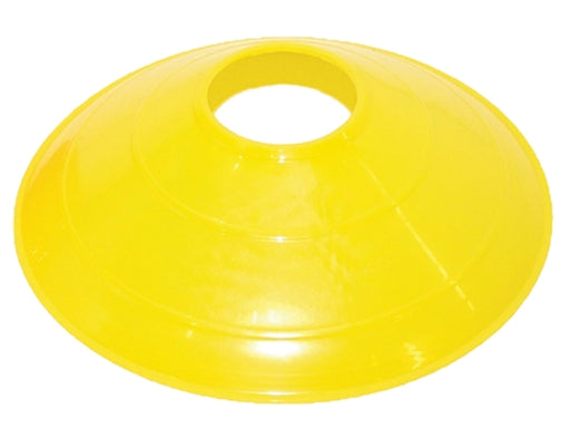 One Dozen 12" Disc Cones Yellow - Lacrosseballstore