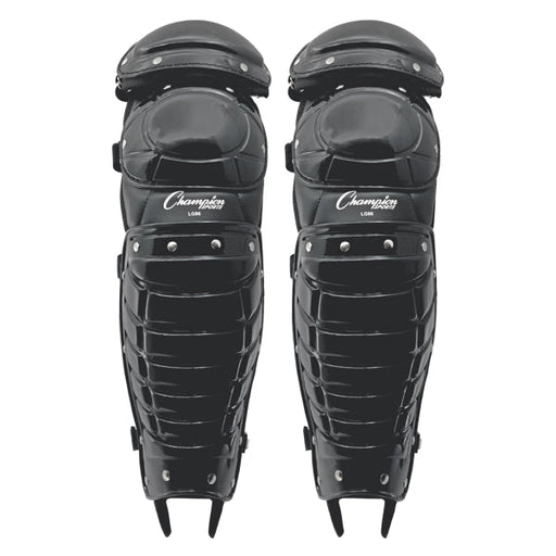 Champion Sports Double Knee Umpire Leg Guard With Wings - Lacrosseballstore