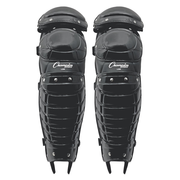 Champion Sports Double Knee Umpire Leg Guard With Wings - Lacrosseballstore