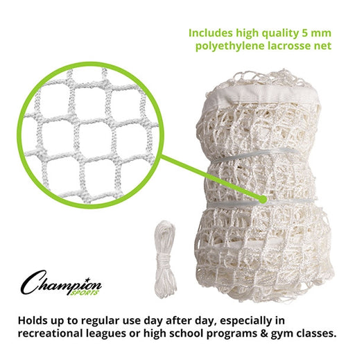 Champion High School Lacrosse Goal Specs