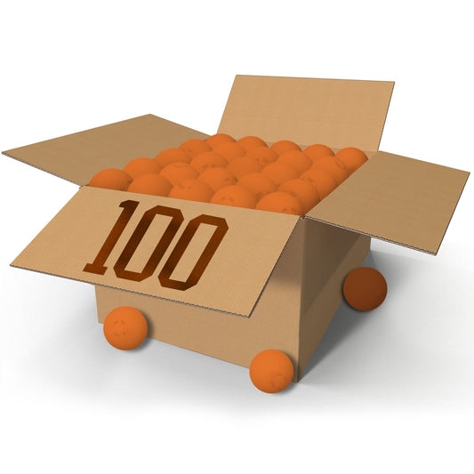100 Orange Lacrosse Game Balls NOCSAE SEI