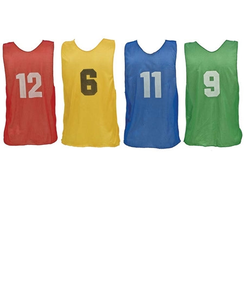 Youth Numbered Scrimmage Vests-Set of 12-PSYN - Lacrosseballstore
