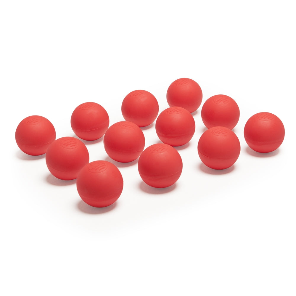 One Dozen 12 NFHS Red Lacrosse Balls Lacrosse Ball Store