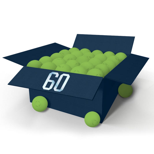 Champro 60 Neon Green Lacrosse Balls - Meets NOCSAE Standard SEI