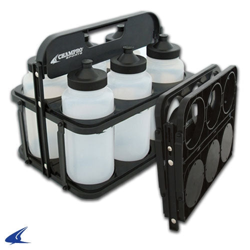 Collapsible Water Bottle Carrier with Bottles