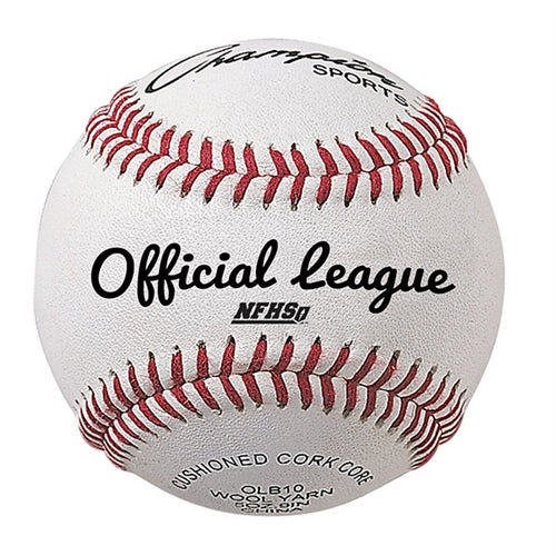 120 OLB10 Double Cushion Cork Core Leather Game Baseballs NFHS