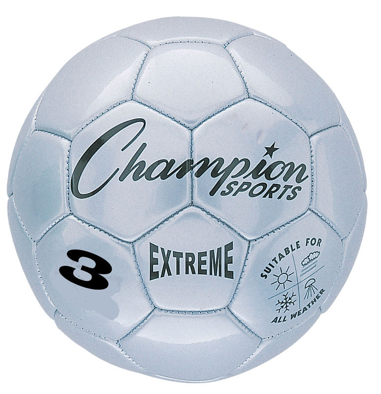 Extreme Soccer Ball  Size 3 Silver