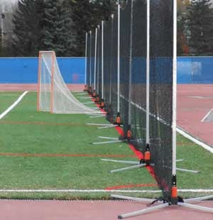 Hot Bed 60'L x 12'H Safety Netting System - Lacrosseballstore