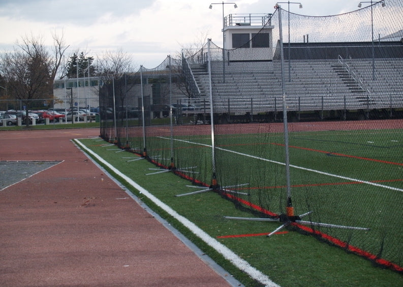 Hot Bed 90'L x 12'H Safety Netting System - Lacrosseballstore