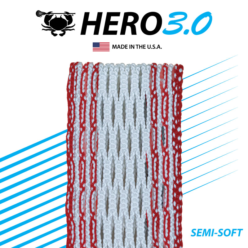 ECD Lacrosse Hero 3.0 Semi Soft Mesh - Lacrosseballstore