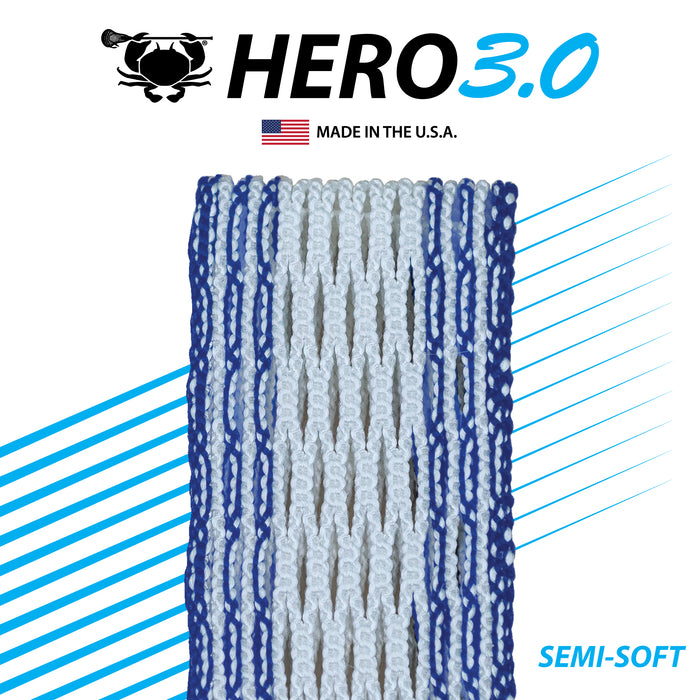 ECD Lacrosse Hero 3.0 Semi Soft Mesh - Lacrosseballstore