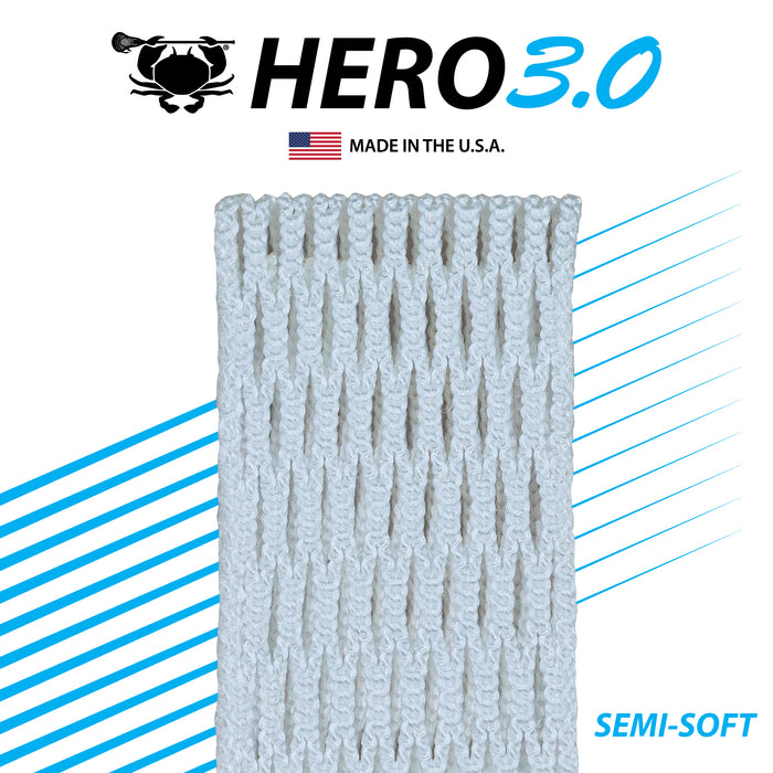ECD Lacrosse Hero 3.0 Semi Soft Mesh - Lacrosseballstore