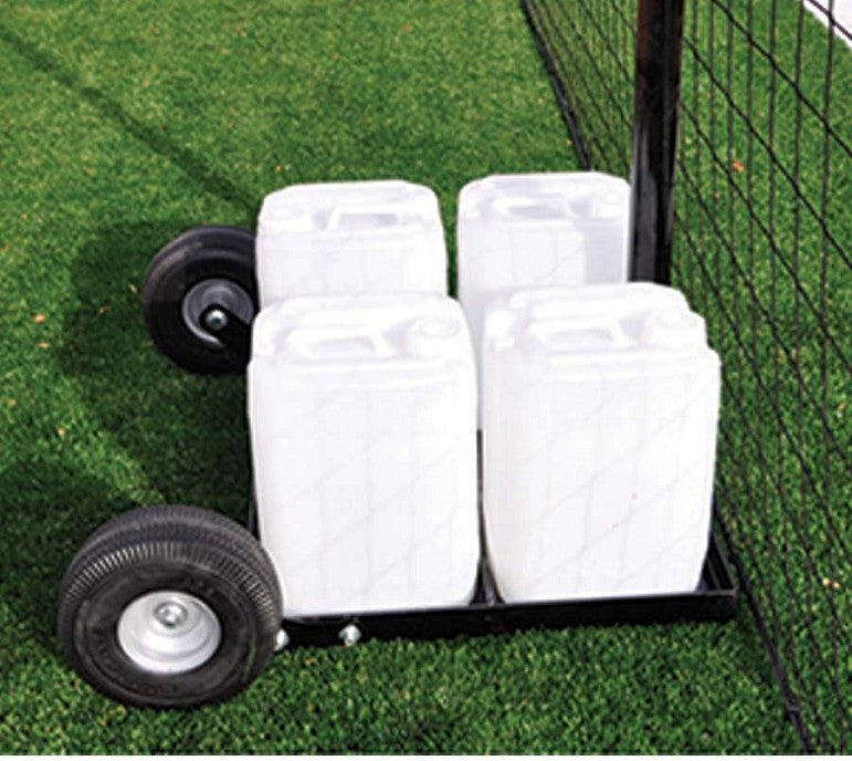 Jaypro 12' x 60' Portable Field Backstop Netting System - Lacrosseballstore
