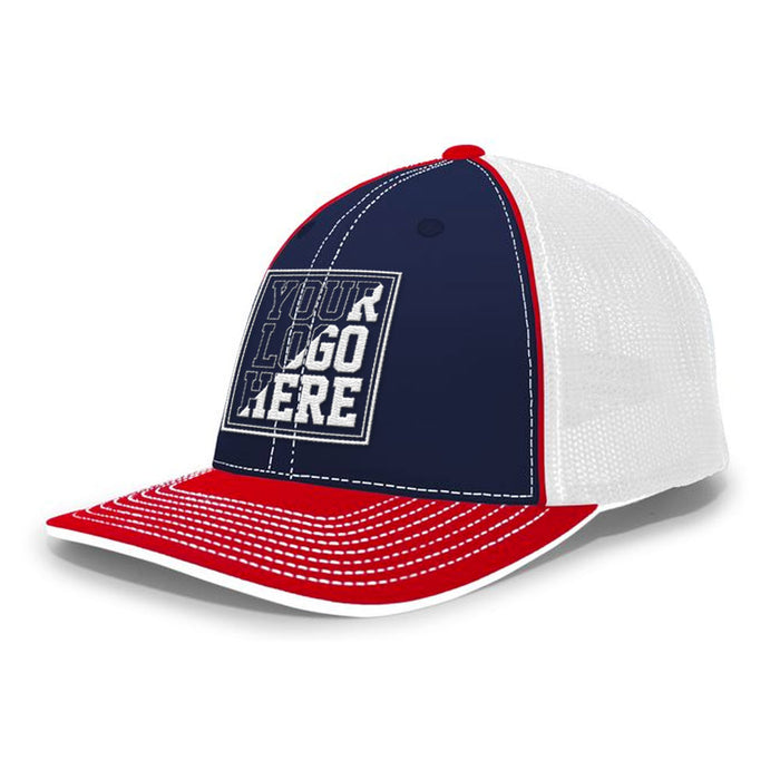 Custom Embroidered Trucker Flex - Lacrosseballstore