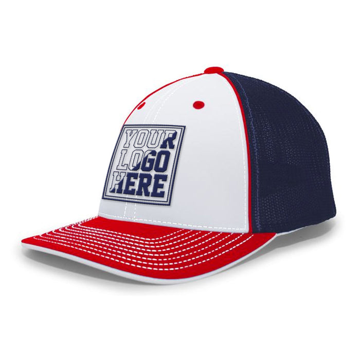 Custom Embroidered Trucker Flex - Lacrosseballstore