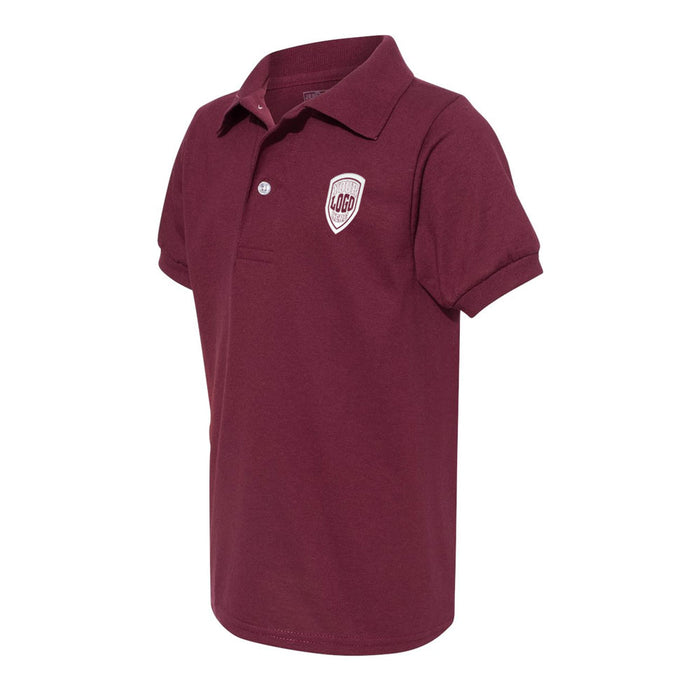 Custom Embroidered Youth Polo - Lacrosseballstore