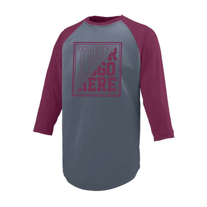 Custom Printed 3/4 Sleeve
