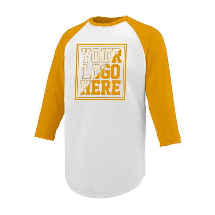 Custom Printed 3/4 Sleeve