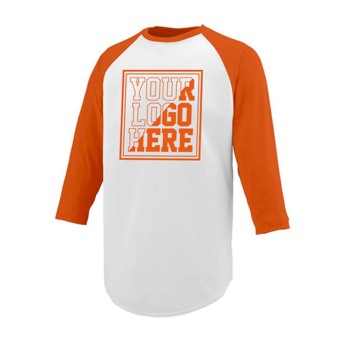 Custom Printed 3/4 Sleeve