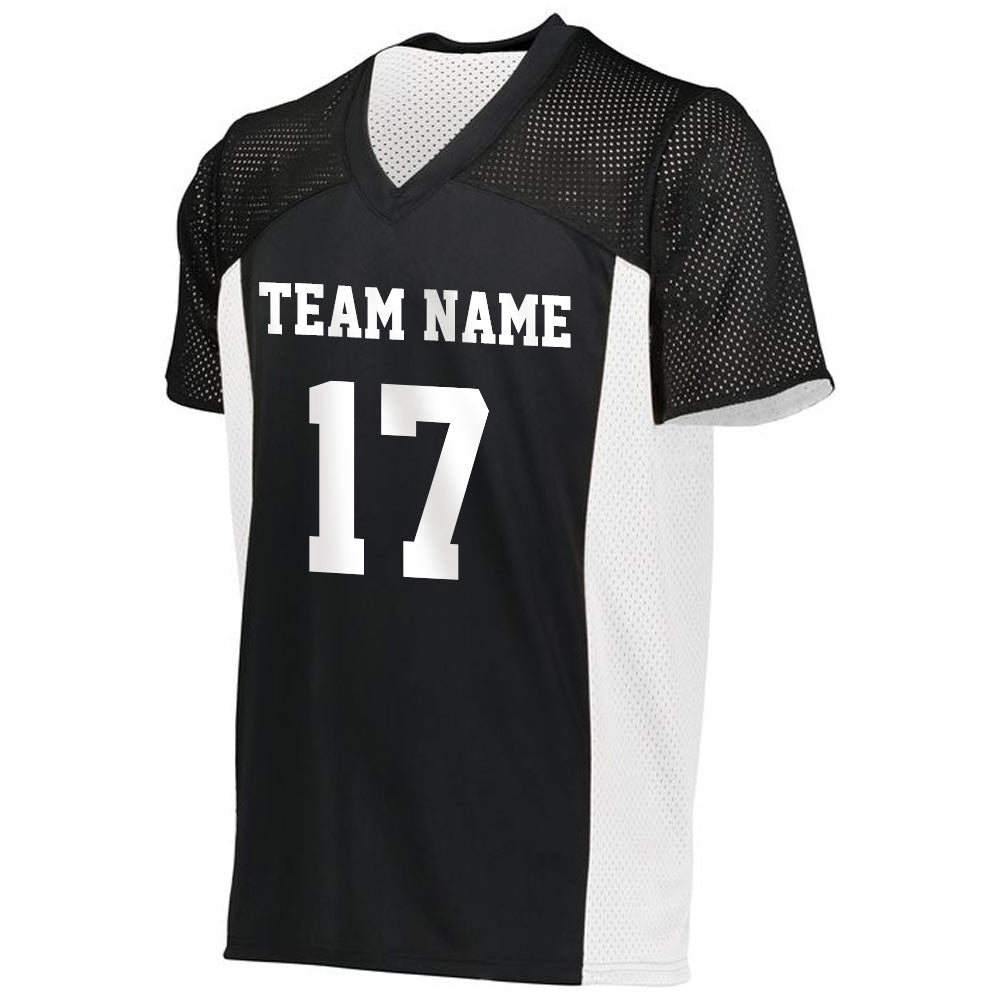 Custom Printed with Numbers Cheap Soccer Team Uniforms Black White