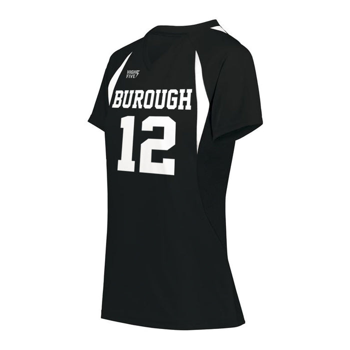 Custom Printed Ladies Jersey Black