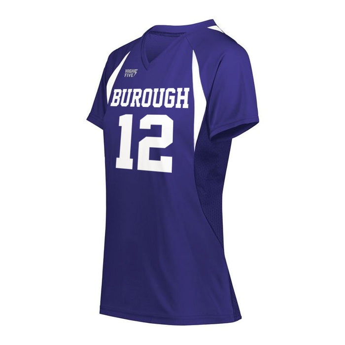 Custom Printed Ladies Jersey Purple