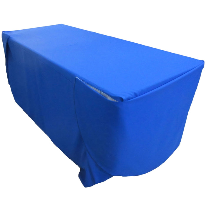 Custom Dye Sublimated Convertible Table Cover Rear View 
