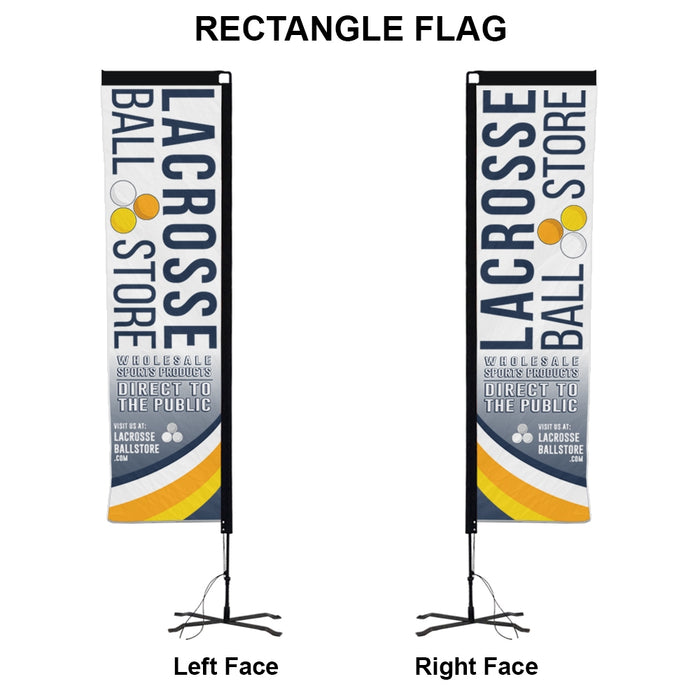 Custom Dye Sub Rectangle Flag