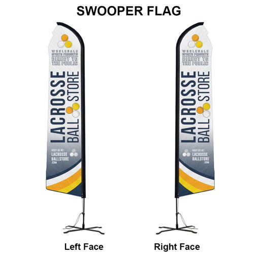 Custom Dye Sub Swooper Flag