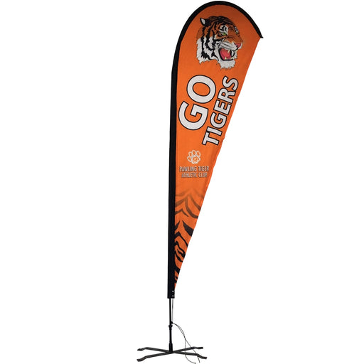 Custom Dye Sub Teardrop Flag Single