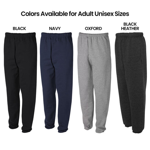 Custom Printed Cinched Bottom Sweats Colors